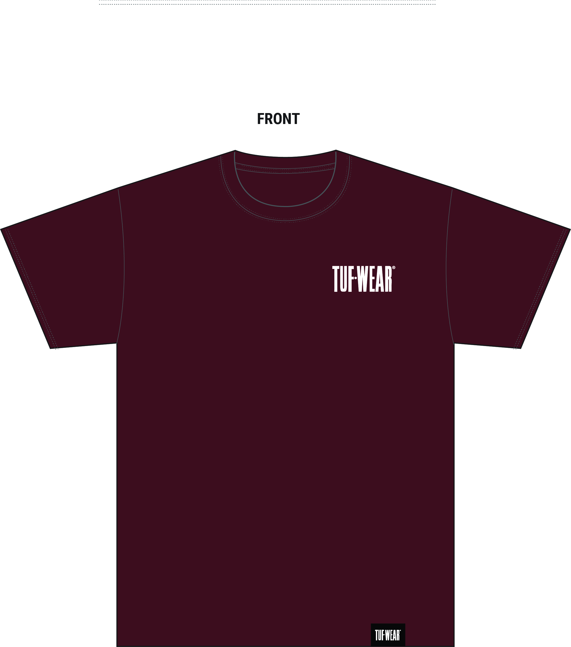 The Foundation Tee - TW38155-OXBLOOD